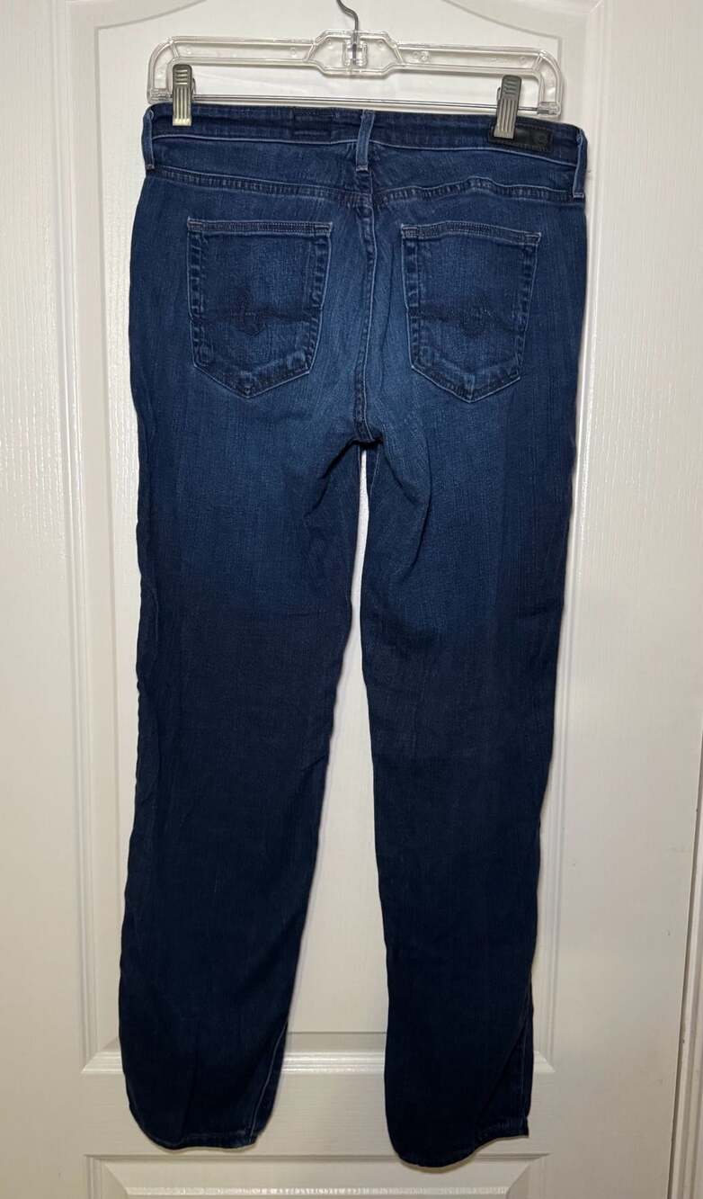 AG Adriano Goldschmied The Prima Size 27R Blue Mid-Rise Cigarette Jeans - Picture 3 of 9